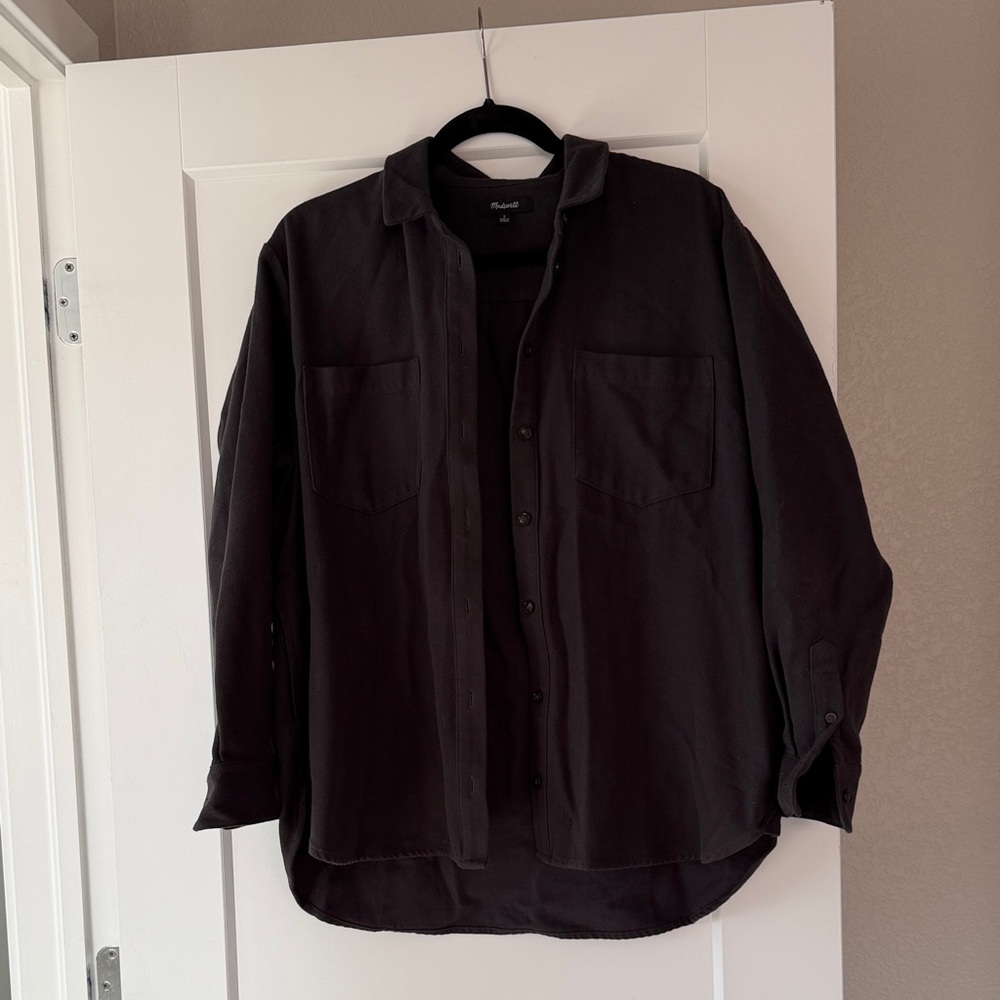 Madewell Charcoal Button-Up Shirt